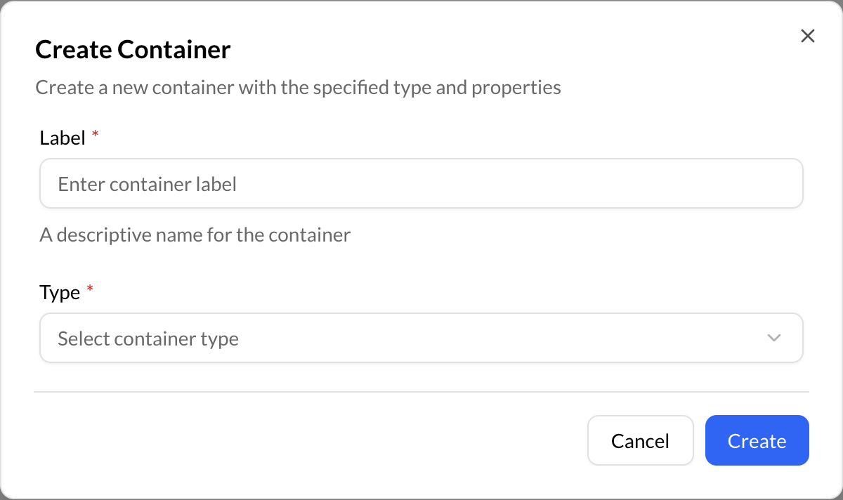 Create Container