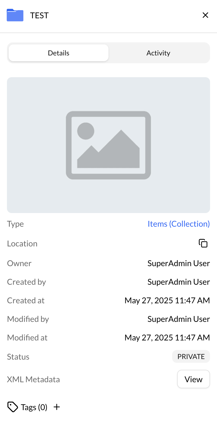 Publish a Container/Datastream